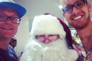 with Santa!