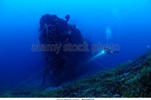 Wreck diving at Truk Lagon