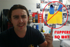 I swear I wont use flippers this time